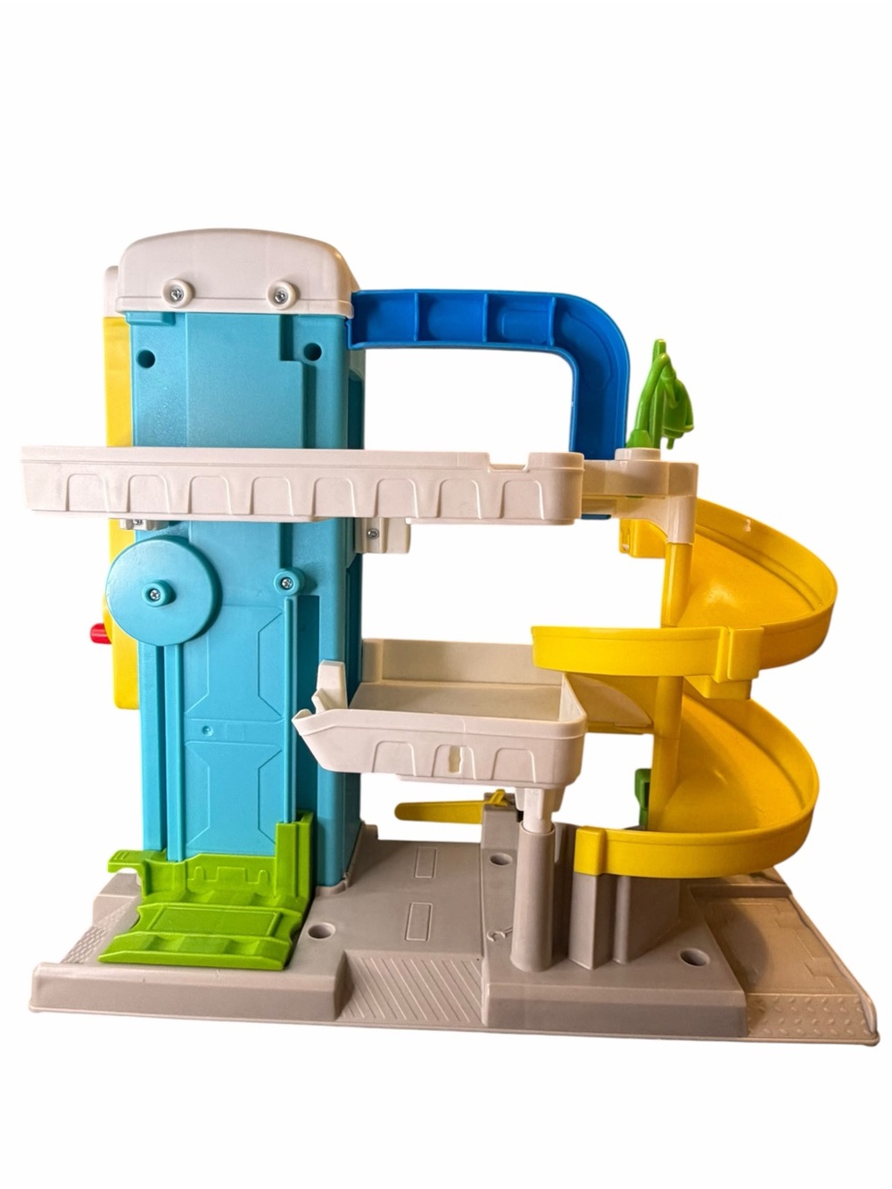 Fisher-Price Little People Helpful Neighbor’s Garage Playset 2 Cars - Picture 2 of 5